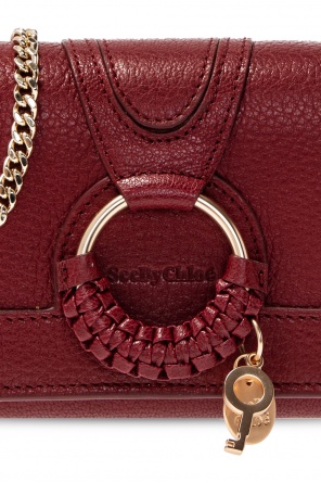 Deals See by Chloe Burnt Orange Suede Wallet on Chain